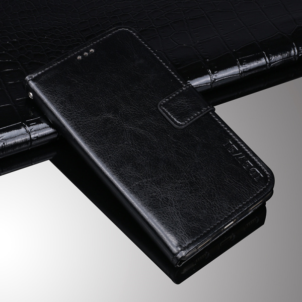 Funda abatible tipo billetera para OPPO Reno 2Z, Fundas teléfono carcasa de cuero para negocios, accesorios para OPPO Reno 2Z: Negro