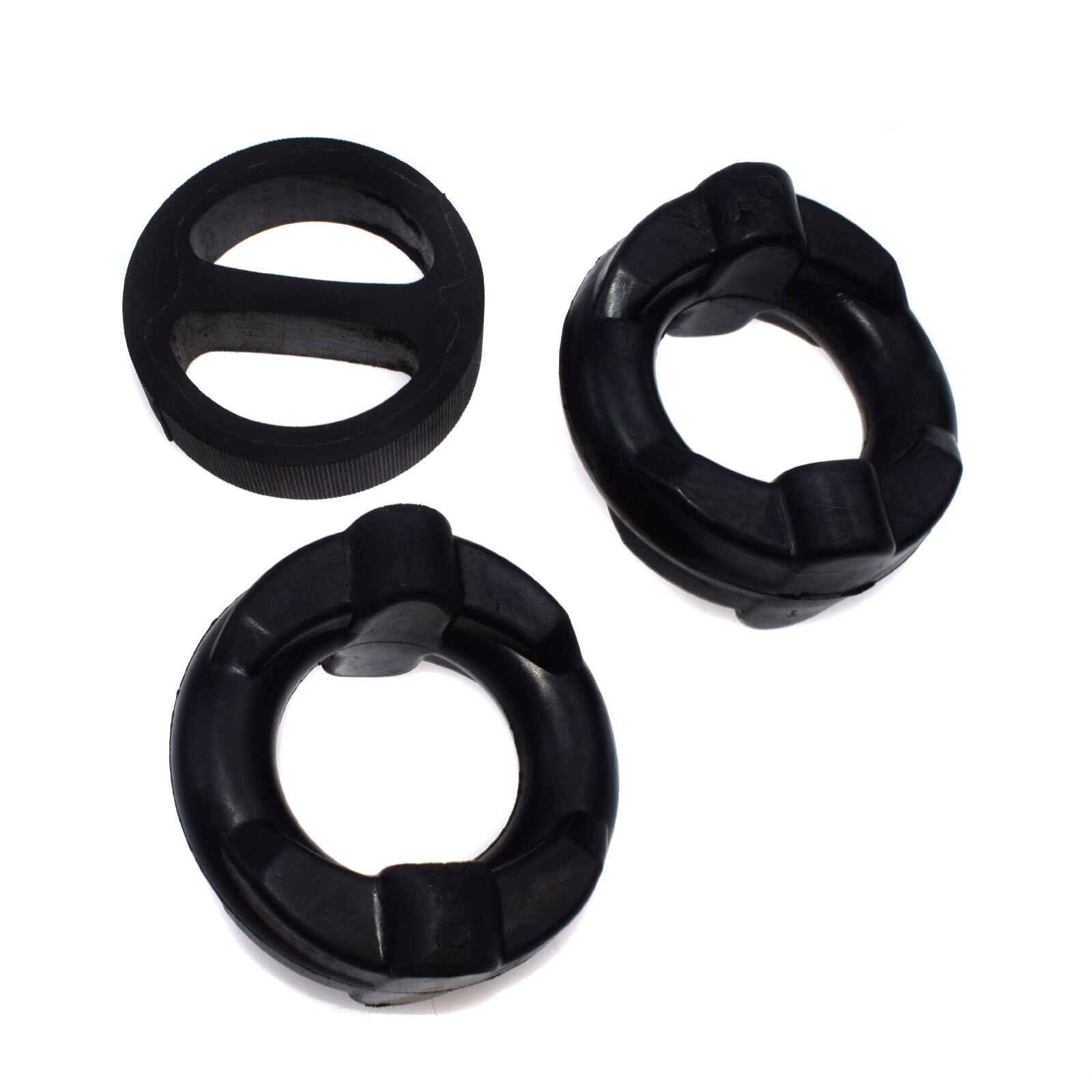 WOLFIGO 3Pcs Front &amp; Rear Exhaust Rubber Hanger Bracket Holder Mount Set for BMW E21 E30 E12 E28 E34 E23 18211712838 18214490159
