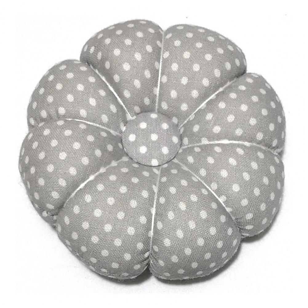 Pumpkin Shape Needle Pin Cushion Wrist Strap Mini Fabric Wrist Needle Pad Pin Holder Needle Organizer for Knitting Sewing Tools: Grey