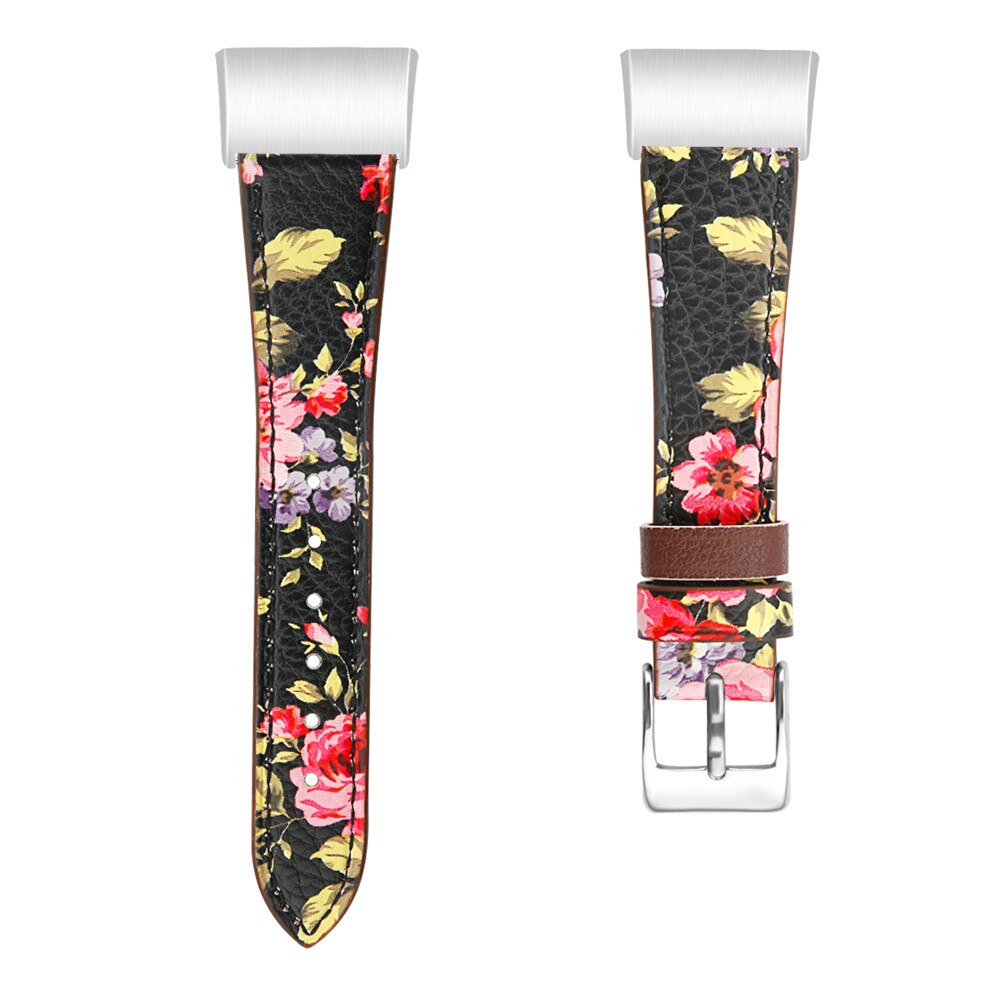 Essidi For Fitbit Charge 3 4 Leather Band Women Men Smart Bracelet Replacement For Fitbit Charge 3 4 Wristband Watch Strap Loop