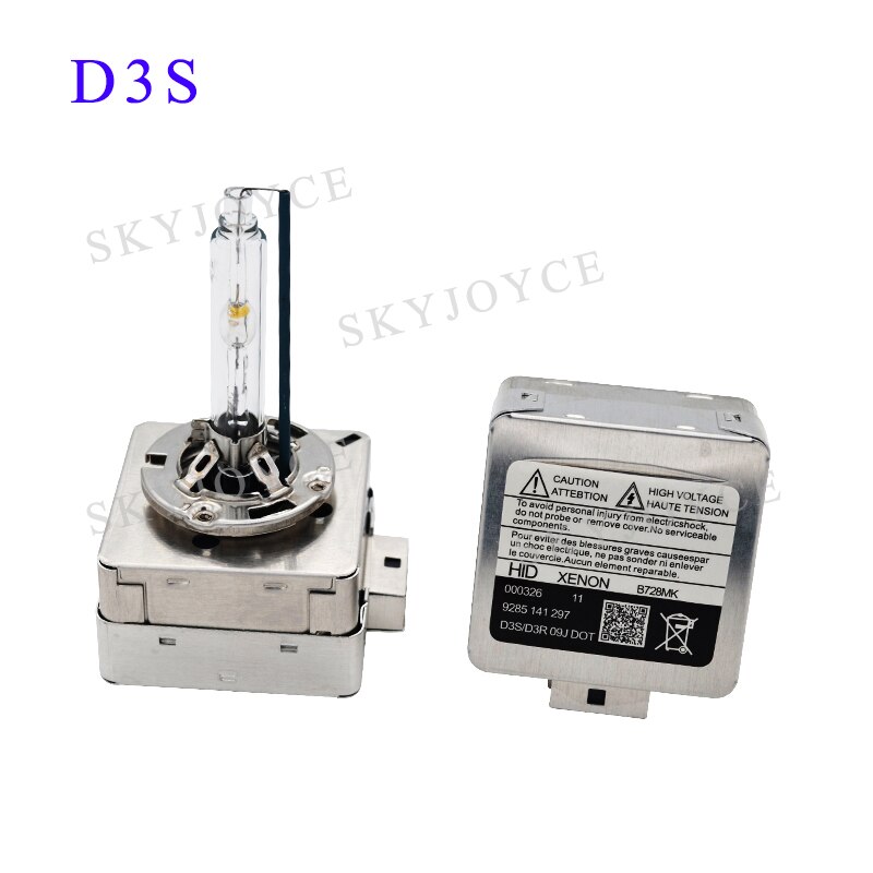 SKYJOYCE 35W 55W D3S Xenon HID Bulb D1S 6000K 4300K 8000K 5000K D3S Metal Base Claw Car Headlight Lamp D1S D3S HID Xenon Bulb
