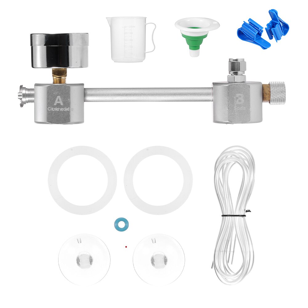 Aquarium Diy CO2 Generator Systeem Kit CO2 Generator Met Magneetventiel Bubble Counter &amp; Check Kooldioxide Voor Aquarium Planten: C style 1