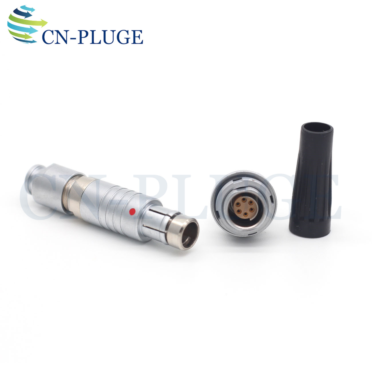 Compatible With Fischer 102 0F 2 3 4 5 7 9-Pin Metal Push-Pull Self-Locking Connector Half Moon Positioning Plug And Socket
