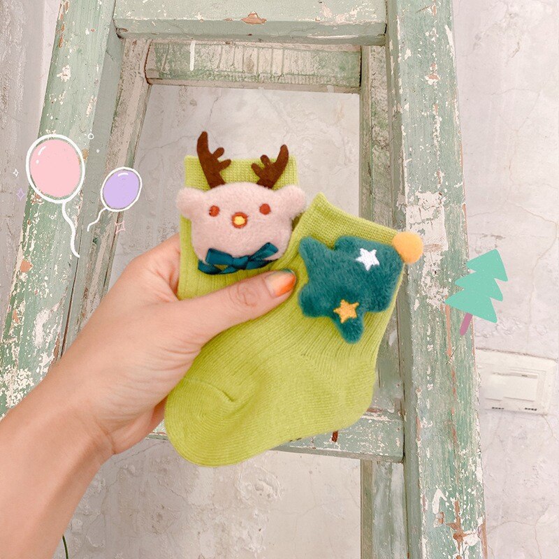 Christmas Newborn Baby Boys Girls Cute Christmas Three-dimensional Hat Decoration Casual Soft Comfortable Cot