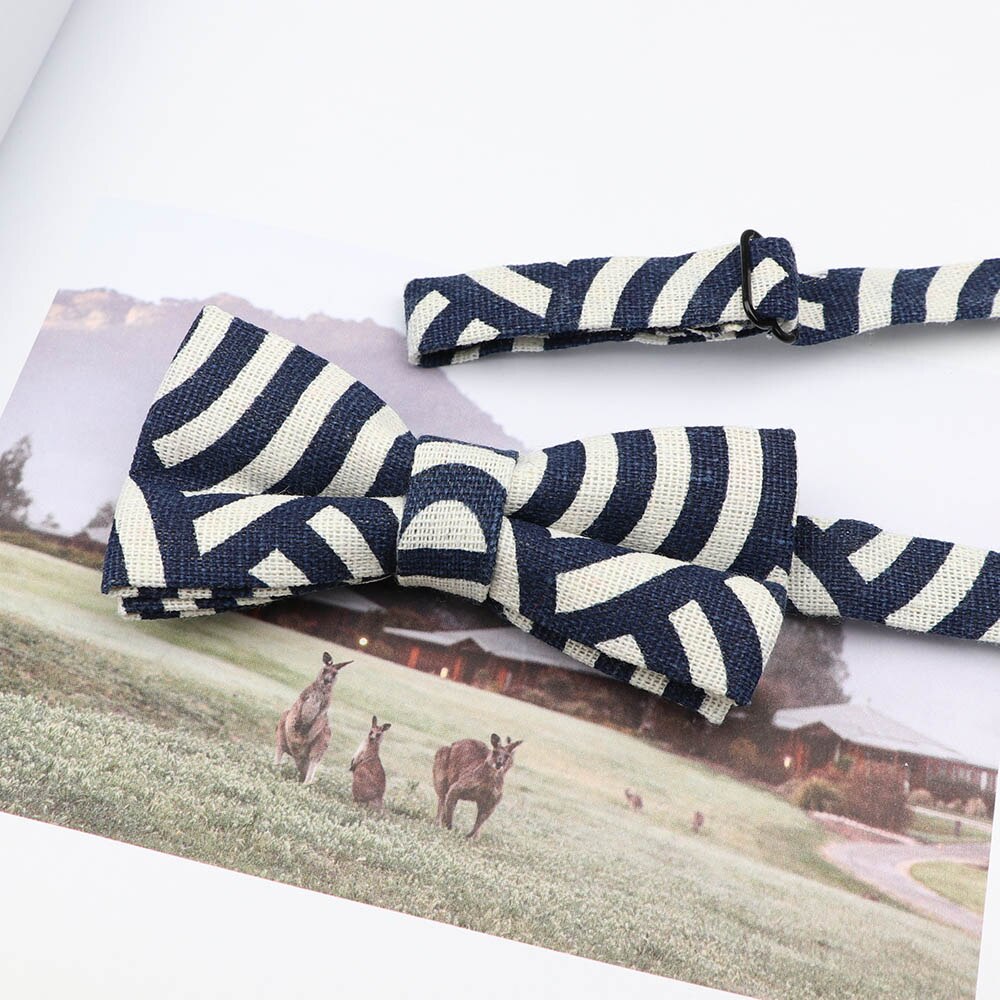 Gravata borboleta ajustável para crianças, de linho, desenho animado, animal, flor, borboleta, presente, festa, laço, acessórios