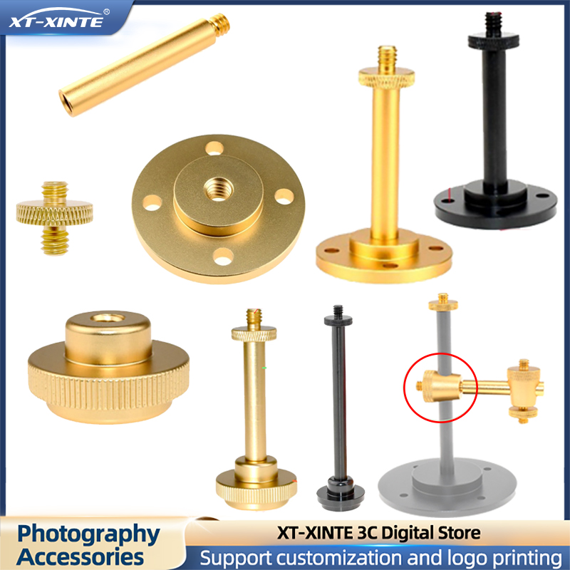 Soporte para lámpara de Camping, poste de luz desmontable, aleación de aluminio, soporte para luz exterior, colgador de lámpara, soporte adaptador para trípode de montaje 1/4-20