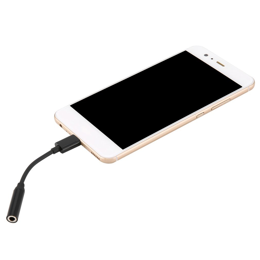 Adaptateur Audio USB Type-C Vers Jack 3,5 Mm - Câble De 10 Cm - Marque Conecto