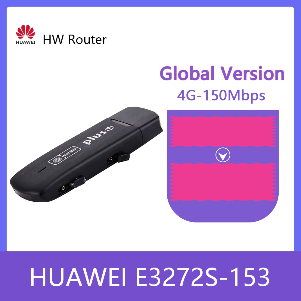 Unlocked Huawei 4G E3272 E3272S-153 En 4G Lte Usb Lte 4G Usb Modem Dongle