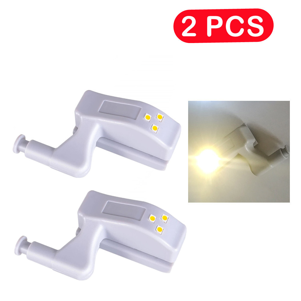 3/ st led-lampa under skåp, universal, garderobslampa, sensor, led, armario, innergångjärnslampa för skåp, garderob, kök: Röd & gul & blå