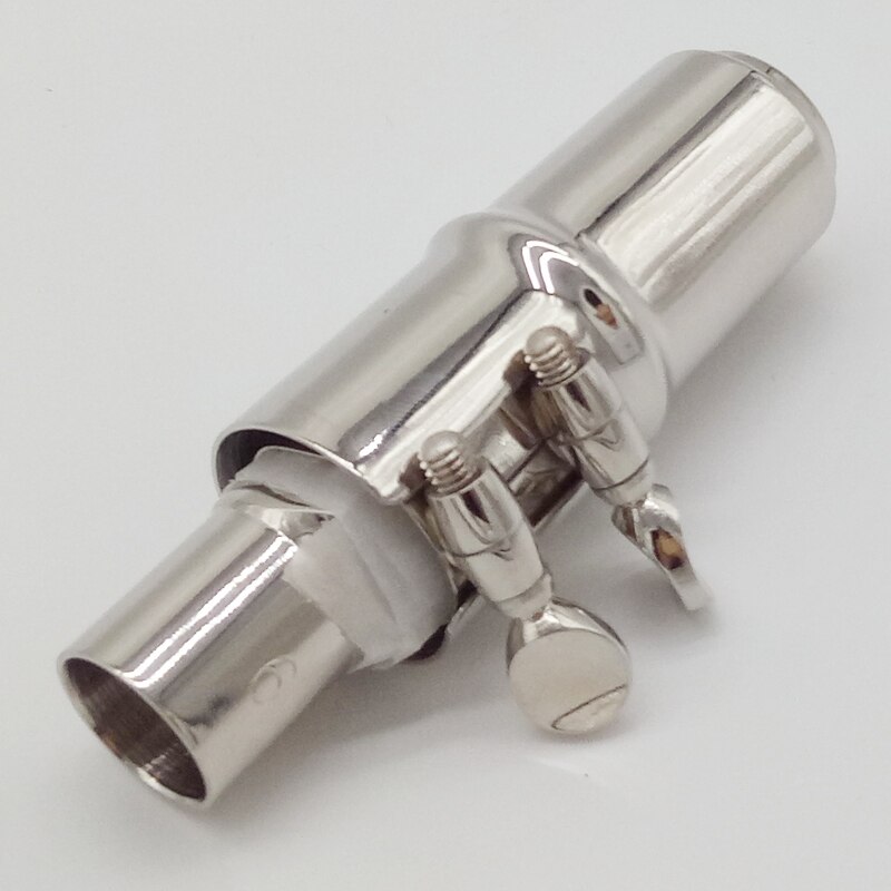 Metal Mouthpiece Tenor Soprano Alto Saxophone Mouthpiece Sax Silver Lacquer Number 56789