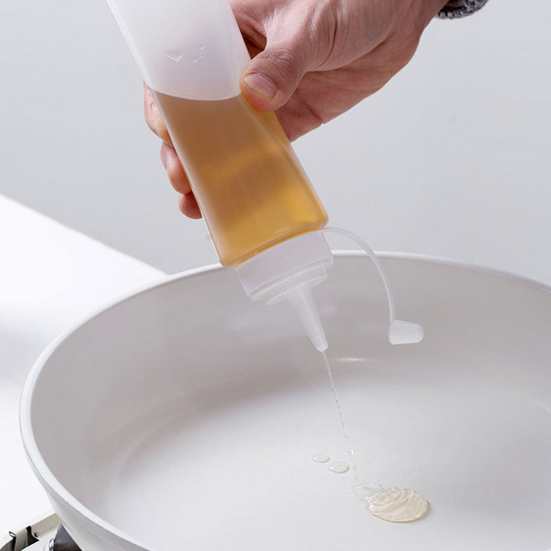 Vanzlife plast squeeze sås flaska hem ketchup sallad squeeze flaska krydda flaska sås honung sylt juice tips flaska