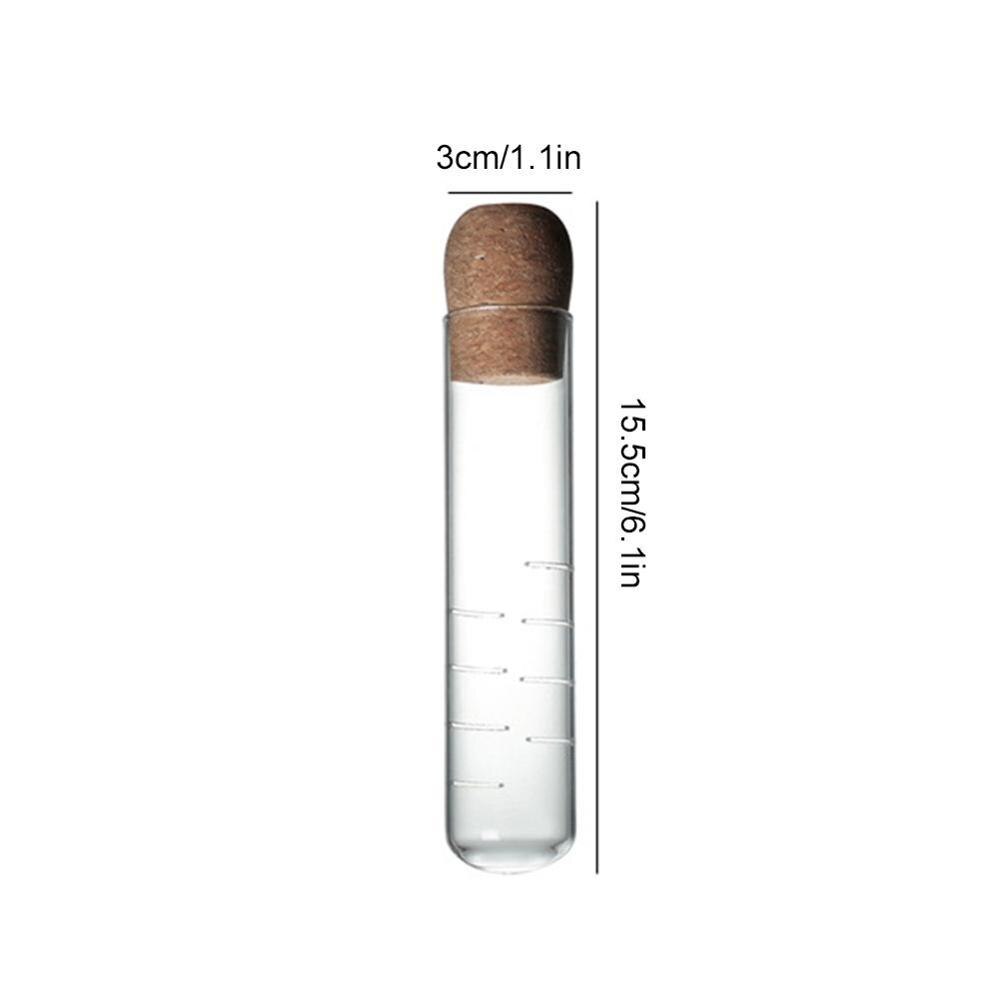 Reusable Tea Strainer Healthy Food Grade Flavor Total Tea Infuser Gadget Cork Glass Bottle Transparent Brewing Test Tube