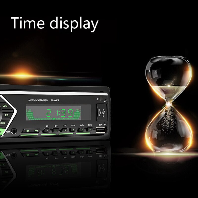 12V 1Din Radio Car Bluetooth Autoradio Car Stereo Radio FM Aux Input Receiver TF USB Car Multimedia Player