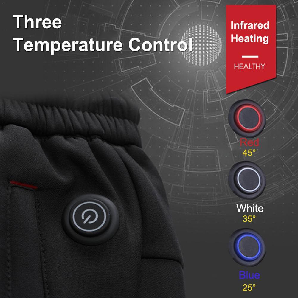 Electric Heated Thermal Trouser Outdoor Exercise Heating Warm Pants Adjustable Charging Heated Pants