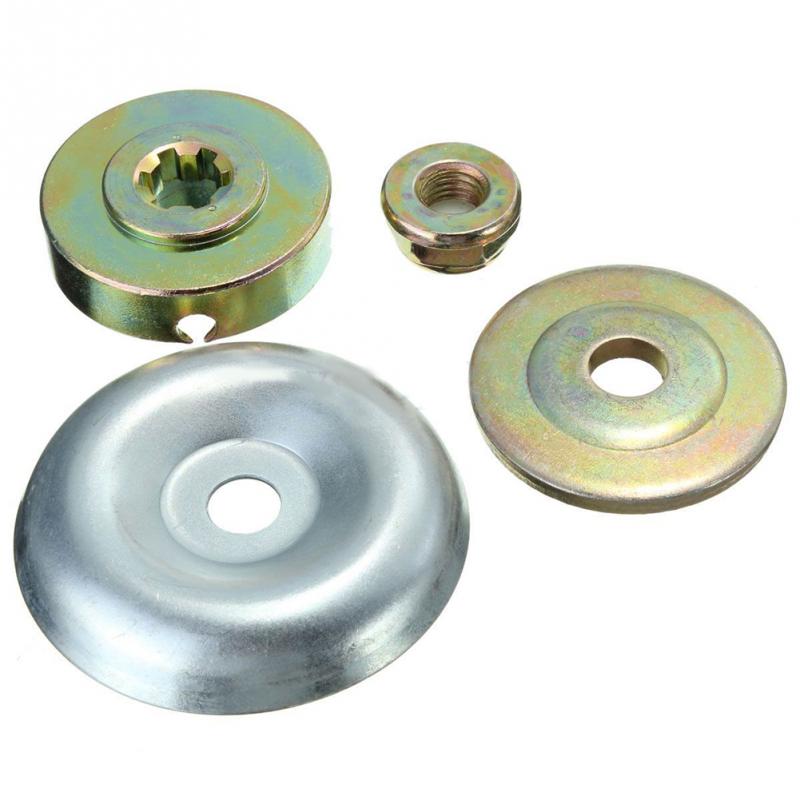 4 pièces de rechange boîte de vitesses en métal, Kit de fixation d'écrou à lame pour débroussailleuse