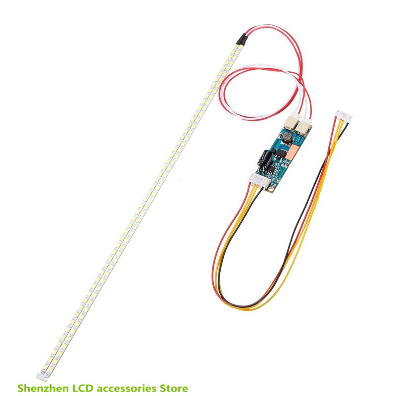 2stes=2TV 490mm LED Backlight Strip Light Kit DC 10-30V 22 Inch CCFL LCD Screen To LED Monitor Module