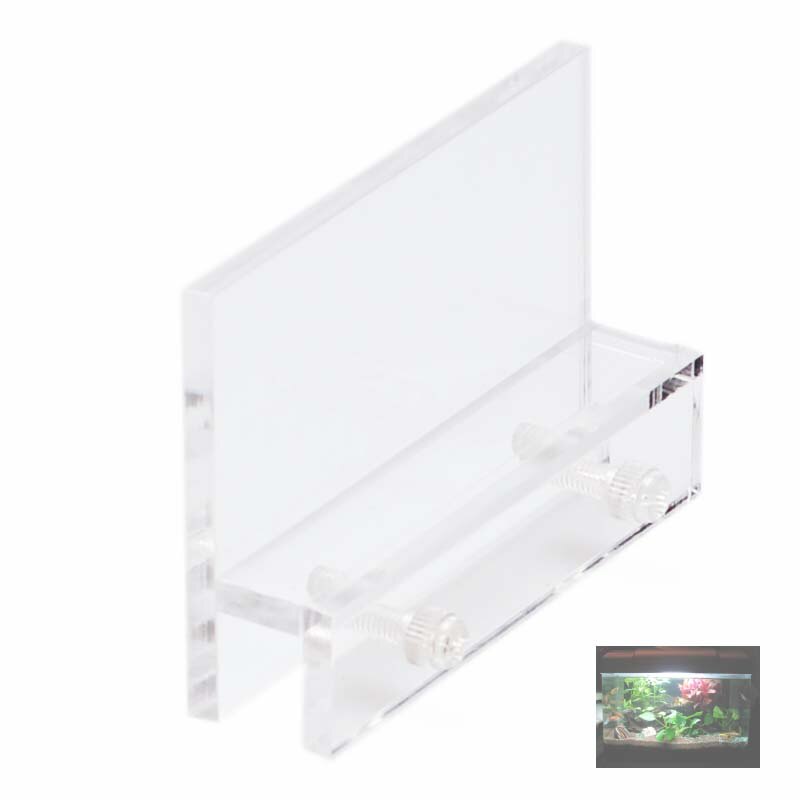 Aquarium Helder Aquarium LED Licht Houder Lamp Armaturen Ondersteuning Stands Hang Doos Aquatic Fish Tank Verlichting Accessoires
