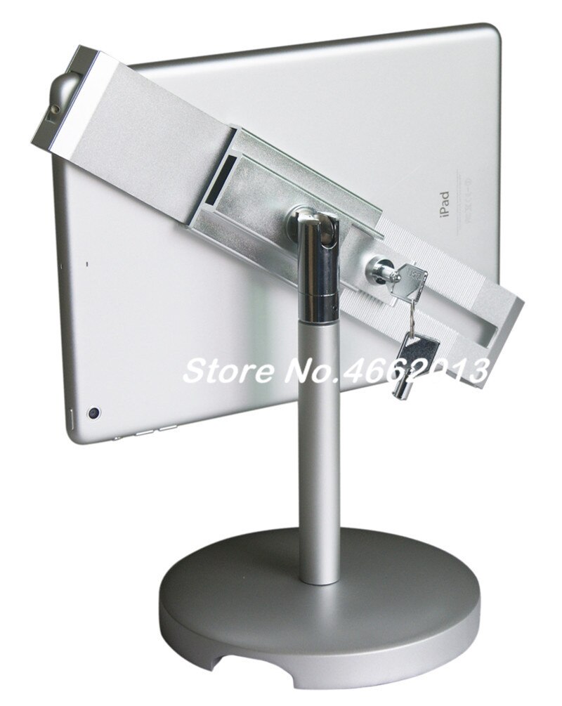 Universal Tablet Holder for 9.7-12.9 inch tablet pc stand security holder for ipad pro samsung Surface desktop display support