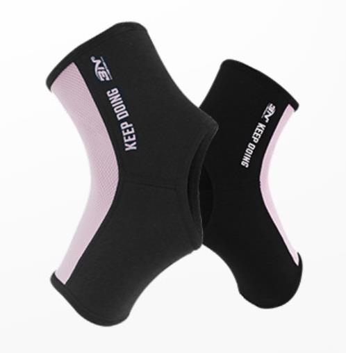BN-tobilleras elásticas para boxeo, medias protectoras de fútbol, Muay Thai, vendaje de pie, correa de apoyo para entrenamiento de gimnasio, ejercicio de Taekwondo, DEO: Rosa / L