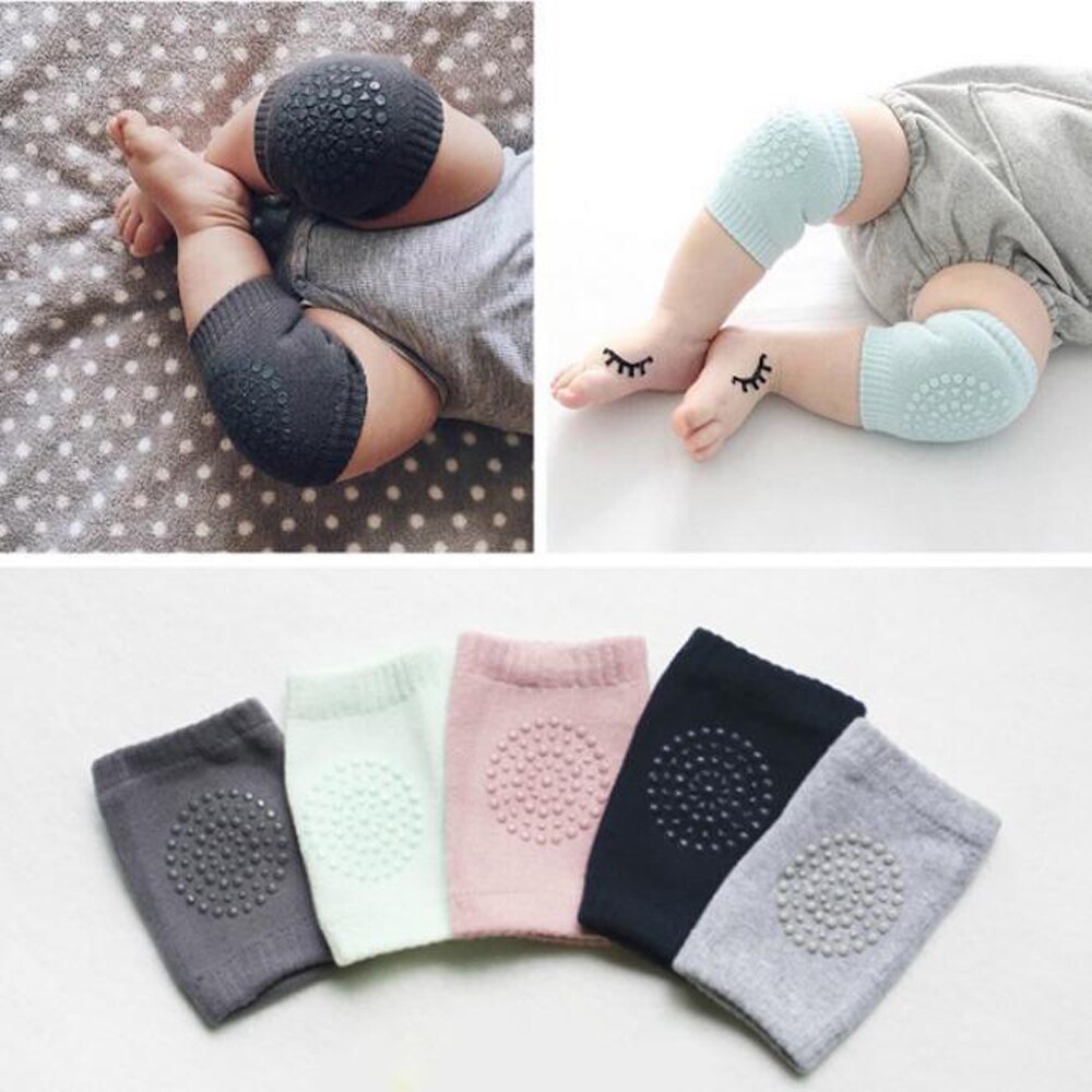 neue Baby Zubehör Baby Kleinkind Krabbeln Knie Pads Sicherheit Gehen Bein Ellenbogen Schutz Kissen Keine-Unterhose Kieselsäure Gel