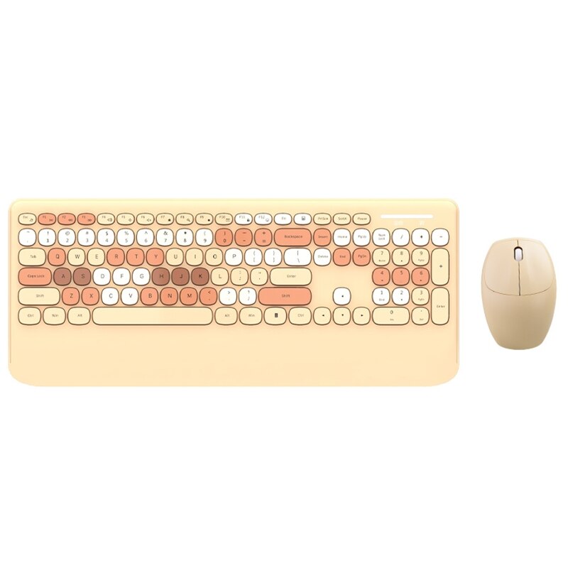 H05B Wireless Keyboard Mouse Set Mini 106 Keys Ret... – Vicedeal