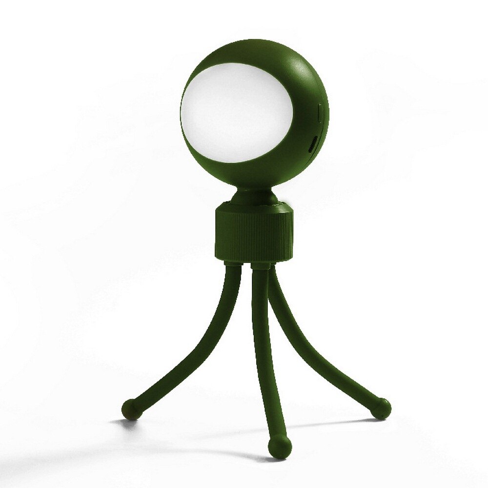 Rechargeable 360 Degree Rotating LED Night Light Security Wall lamp Motion Sensor light for Kitchen Stair Bedroom toilet lights: Green