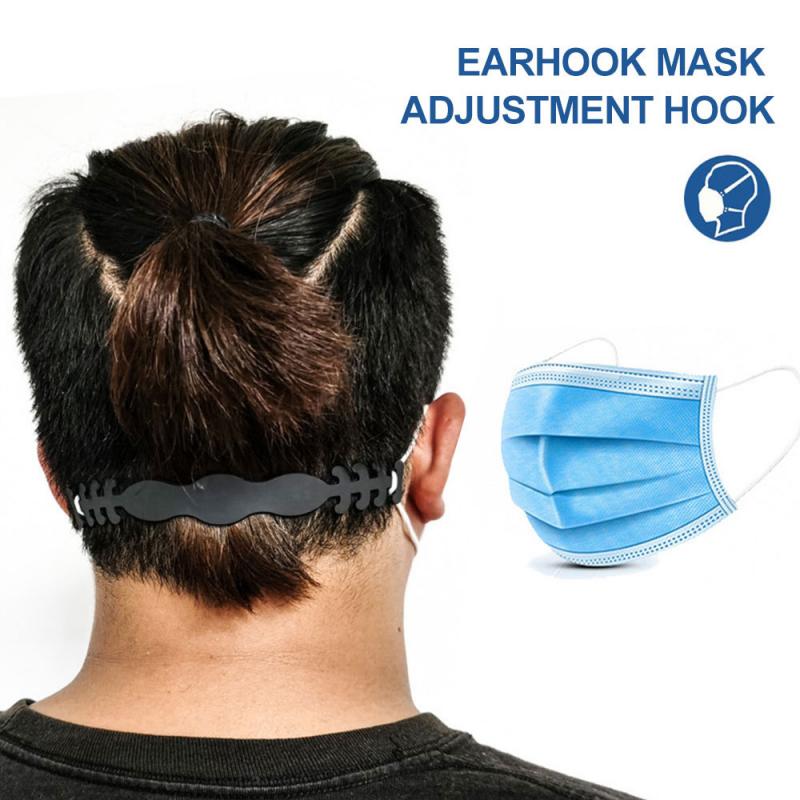 Universal maske krog forhindrer øre-træk justerbar maske reb forlængelse spænde maske spænde anti-glidende drop tilbehør: 7