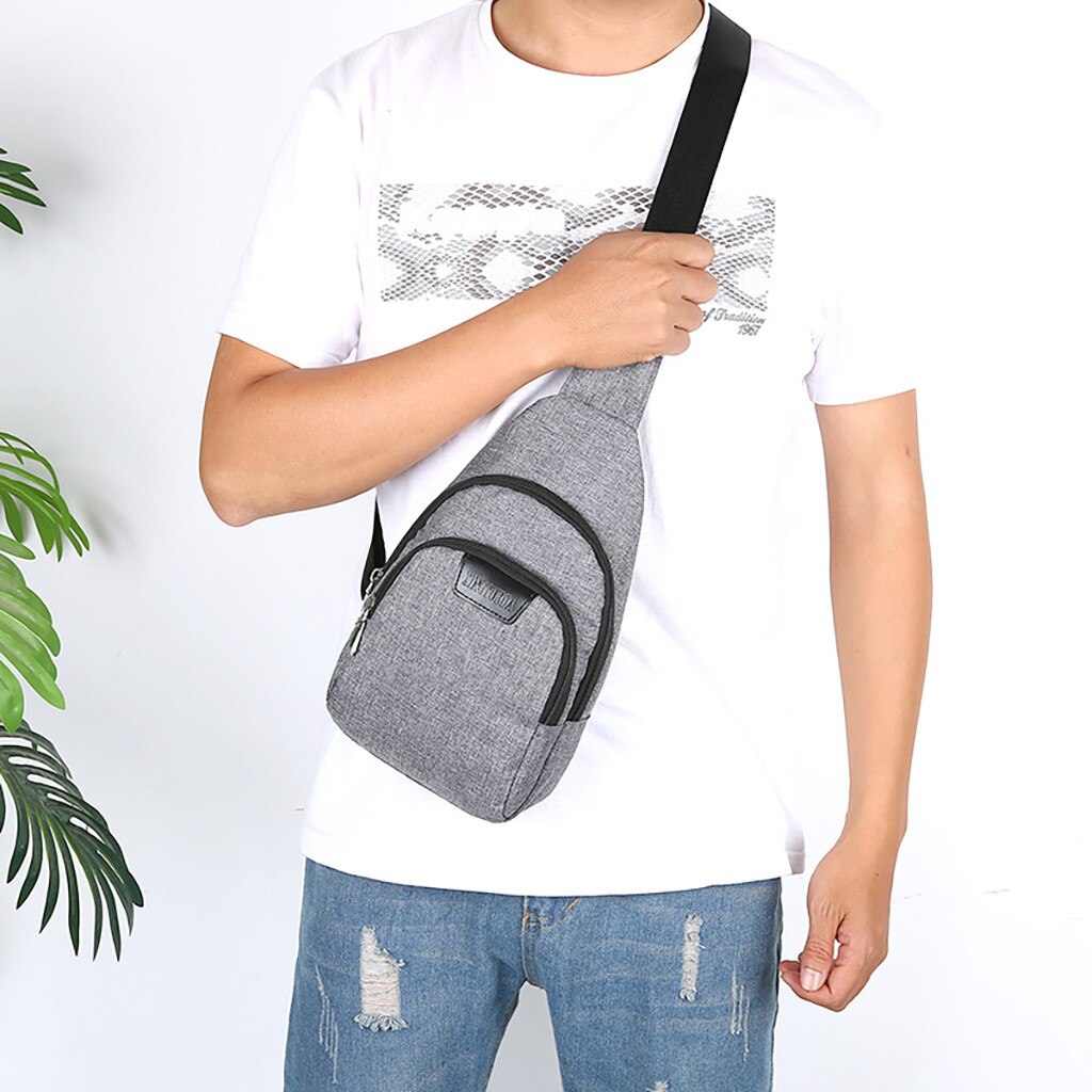 Borst Zak Mannen En Vrouwen Casual Wilde Messenger Bag Outdoor Reizen Schoudertas Bolsa Cintura Homem Bolso Cintura # XP10