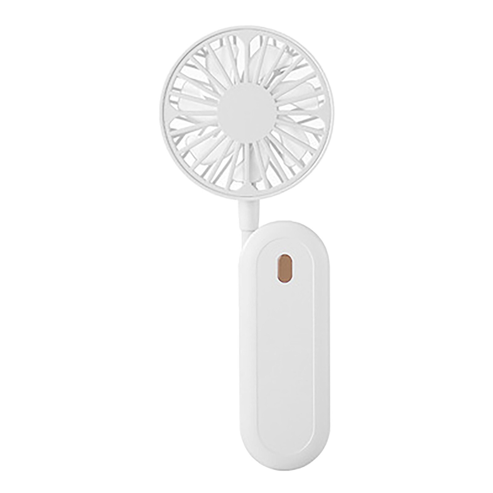 Opknoping Usb Opladen Draagbare Mini Outdoor Mini Handheld Fans Met Power Lange Batterij Leven Lui Taille Fan: WH