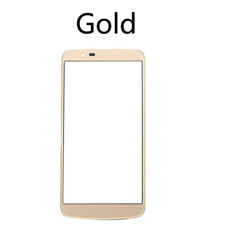 berühren Bildschirm Für LG K10 K410F M2 K430T K420N K430DS Vorderseite Glas Tafel Vorderseite äußere Glas Objektiv Für K10 LCD Glas Ersatz: Gold-Nein Werkzeug
