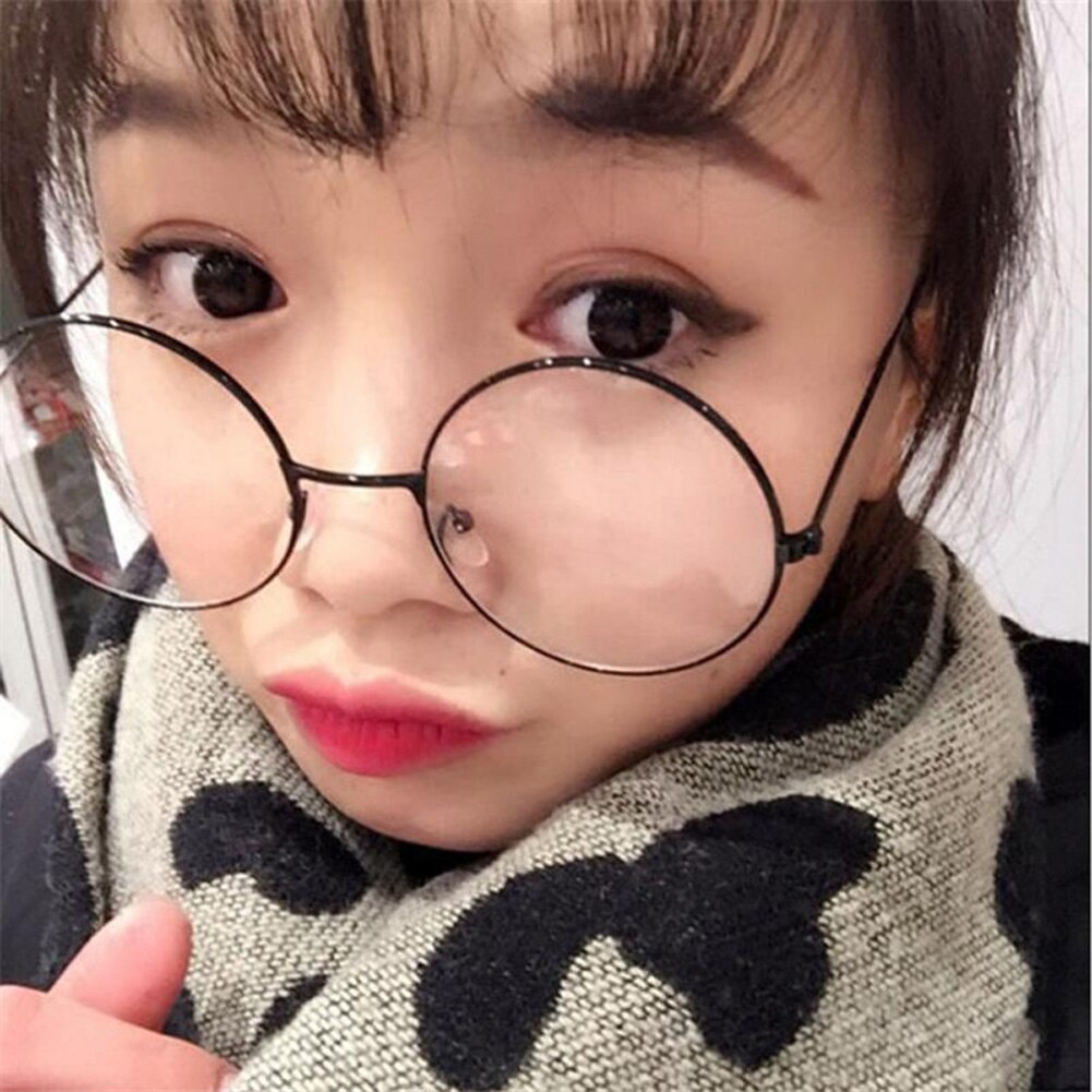 Gafas redondas clásicas de estilo clásico Unisex, anteojos de lectura con montura de Metal dorado, Estilo Vintage, diarios