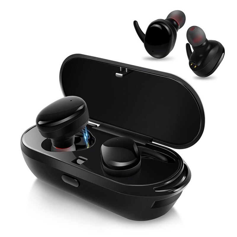 Tws Bluetooth 5.0 Touch Sport Waterdichte Oortelefoon Ruisonderdrukking Binaural Draadloze Bluetooth Headset Met Opladen Bin