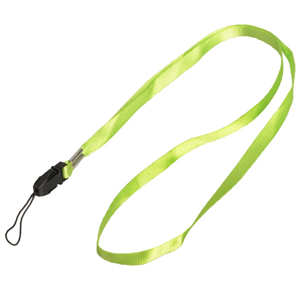 Lanyards Neck Telefoon Riem Voor ID Pass Card Badge Gym Key/Mobiele Telefoon USB Houder DIY Hang rope Lariat Lanyard: green