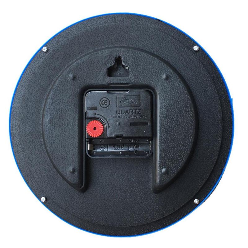 8 Inch Round Quartz Wall Clock Glow In Dark Bedroom Kitchen Clocks Quartz Silent Sweep