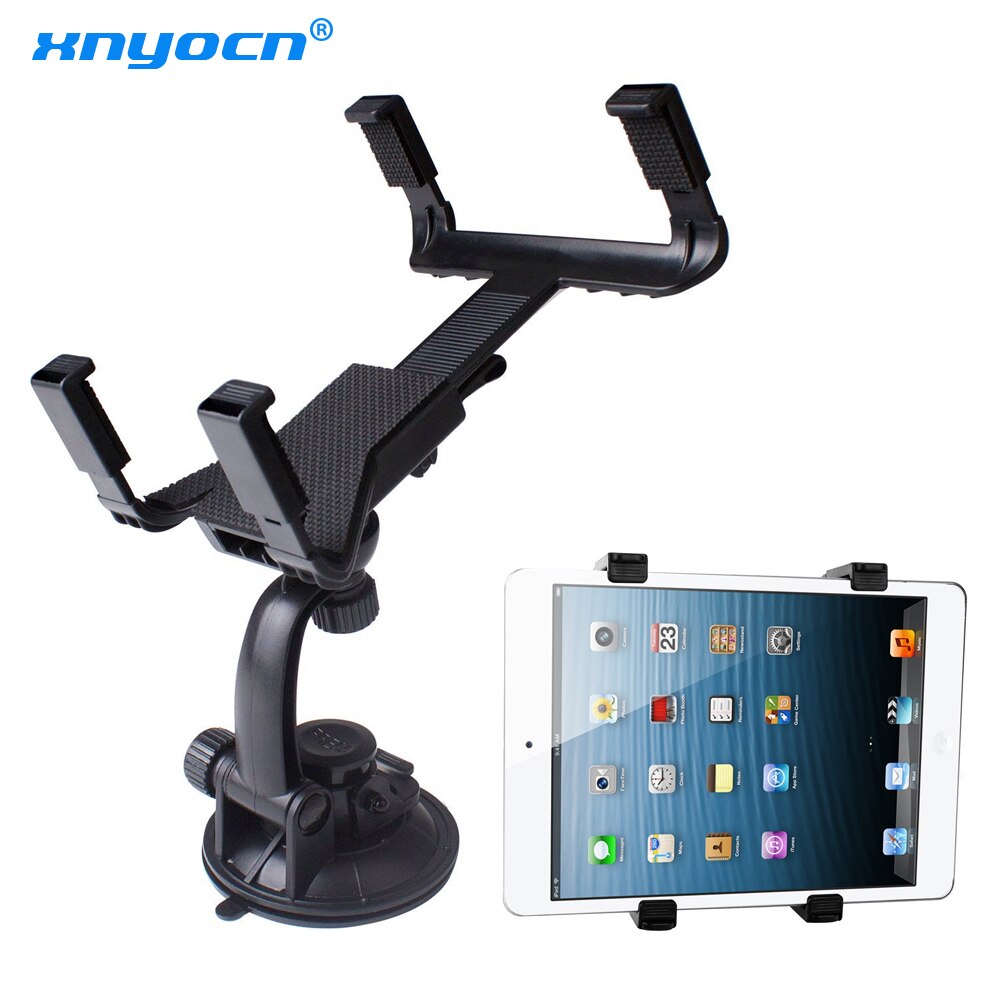 Universal PC GPS Car Windshield Back Seat Headrest Table Mount Tablet Holder for IPad 2/3/4/5 Tablet Stand Black