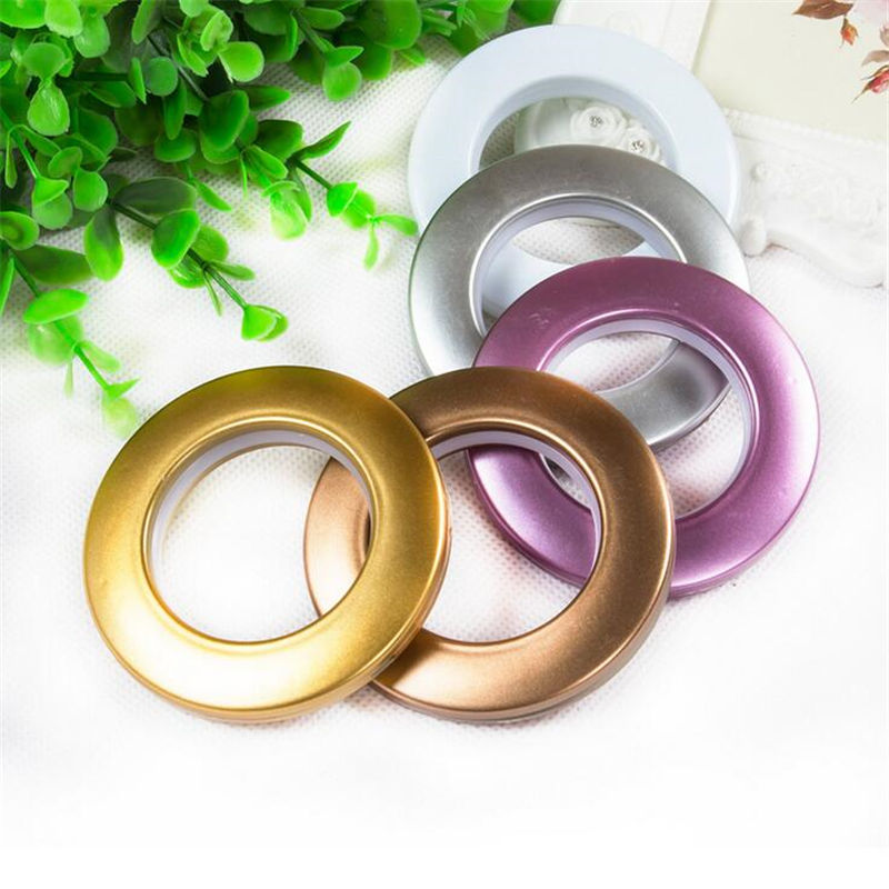 50 Stuks Home Decoratie Gordijn Accessoires Vijf Kleuren Plastic Ringen Oogjes Voor Gordijnen Grommet Top Gordijn Staaf Ring