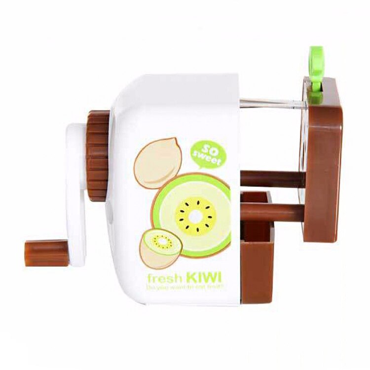 Cute Fruit Pensil Sharpener Kawaii IMC Rh Walnut Hand Crank Pencil Cutting Machine Cartoon Stationery