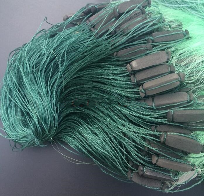 3 Layers Fishing Net Monofilament Fishing Gill Network With Float Outdoor Sport Fish Gillnet Trap Fishing Gear