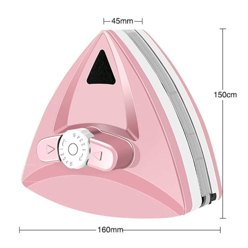 Double Side Magnetic Window Cleaner Ultra-Strong Both Side Glass Surface Cleaning Brush Wiper Tools Window Cleaning Equipment: 5-25 mm / green