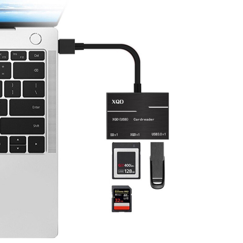 XQD SD Card Reader Upto 500MB/s High Speed XQD2.0 USB3.0 HUB Camera Kit Adapter