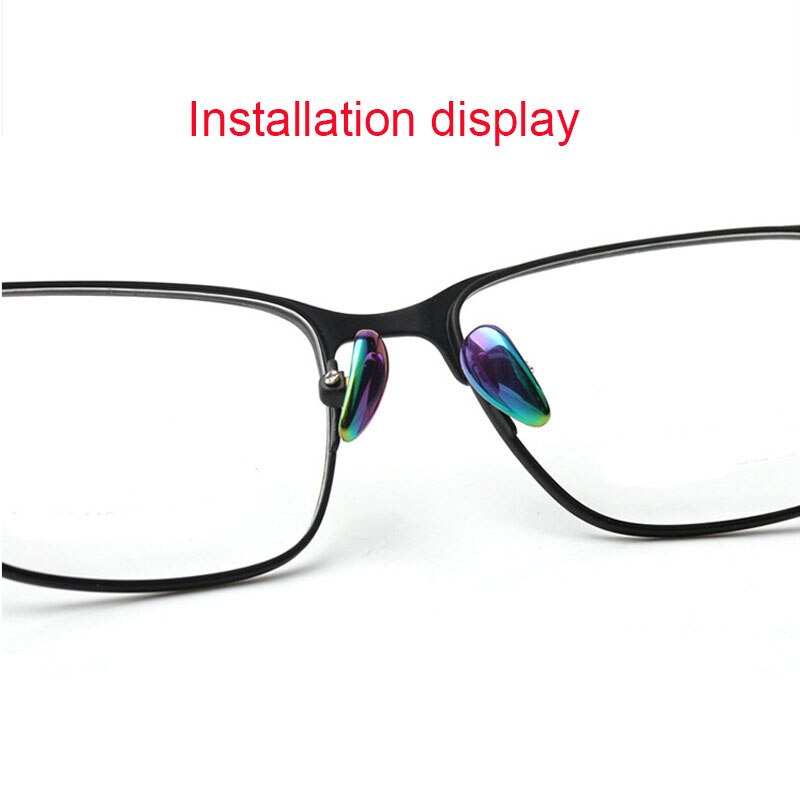 Glasses D Shape Ceramics Eyewear Nose Pad For Sunglasses Vintage Anti-slip Brace Support For Eyeglasses Accessories