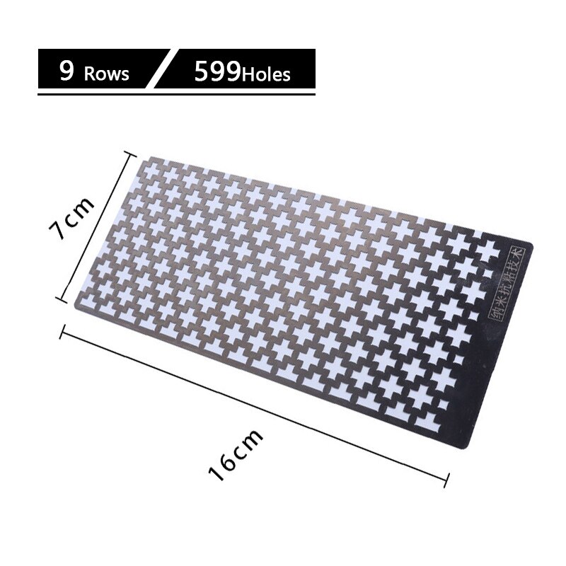 Diamant Schilderij Stalen Liniaal Kruissteek Hulpmiddel Mesh Heerser Nano Boren Kit Strass Borduurwerk Punt Boor Accessoires