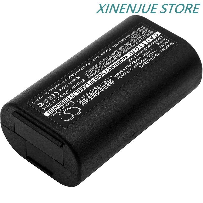 Batterie d'imprimante Portable 7.4V/650mAh S0915380,1758458,14430,W003688,S0895880 pour DYMO LabelManager 260,280,260P,PnP