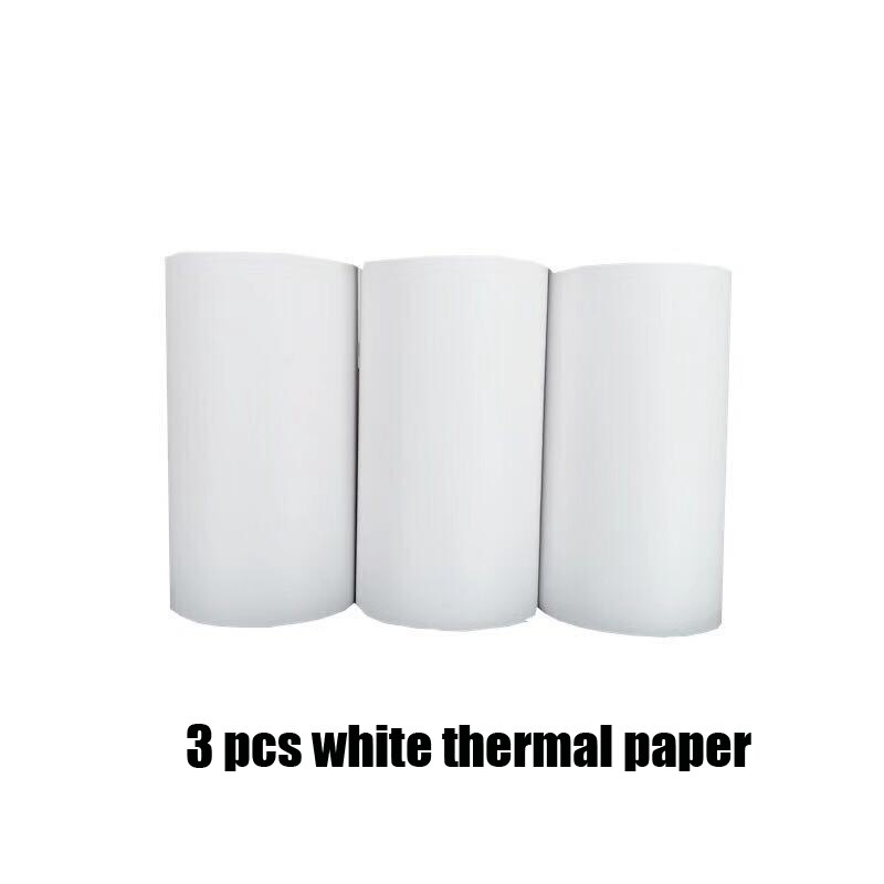 4 kleuren Mini Pocket Photo Printer Draadloze telefoon Thermische Foto Draagbare Handheld Printer voor iOS Android PC: thermal paper