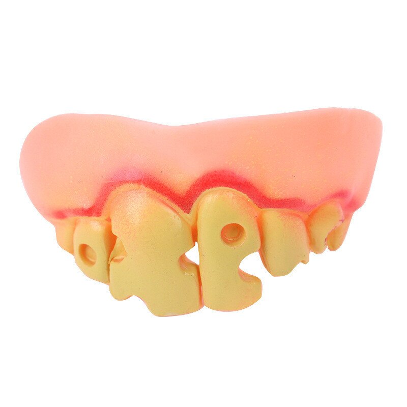 1-10 Uds Halloween dentaduras sorpresa novedad dentadura broma divertida Gadgets para Decoración práctica accesorios divertido & Horror chistes 5Z