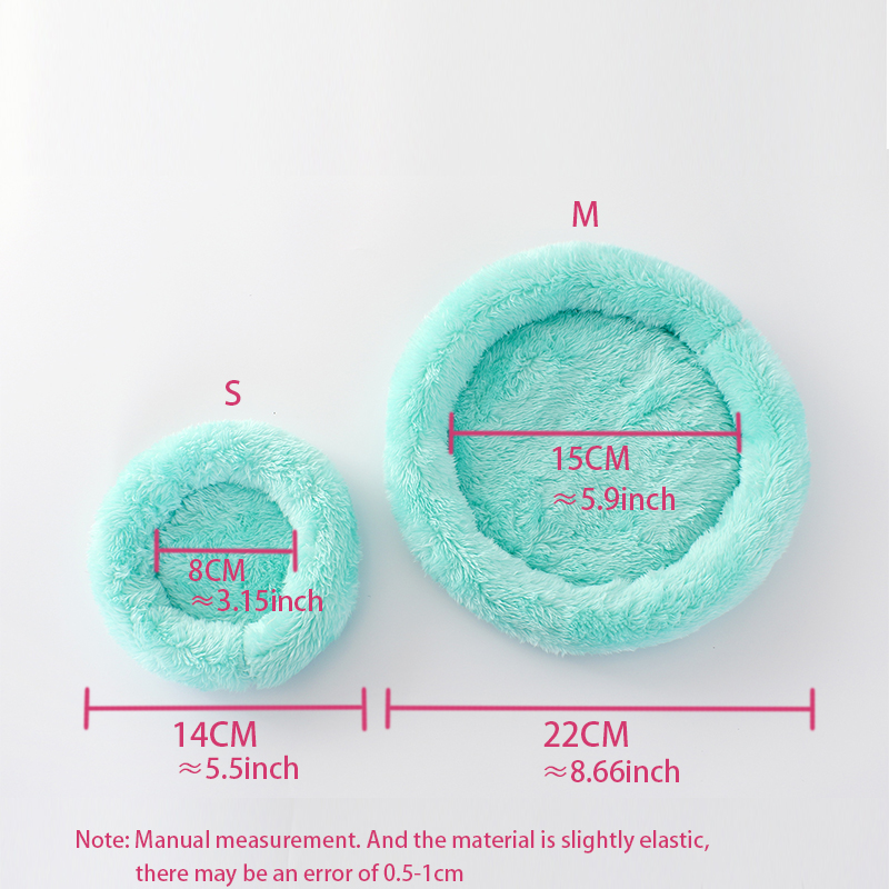 Almohadilla de cama para hámster, nido de Mascota de felpa suave y cálida, almohadilla de nido de algodón para hámster, erizo, Chinchilla, conejo, estera para dormir para mascotas pequeñas, suministros para mascotas