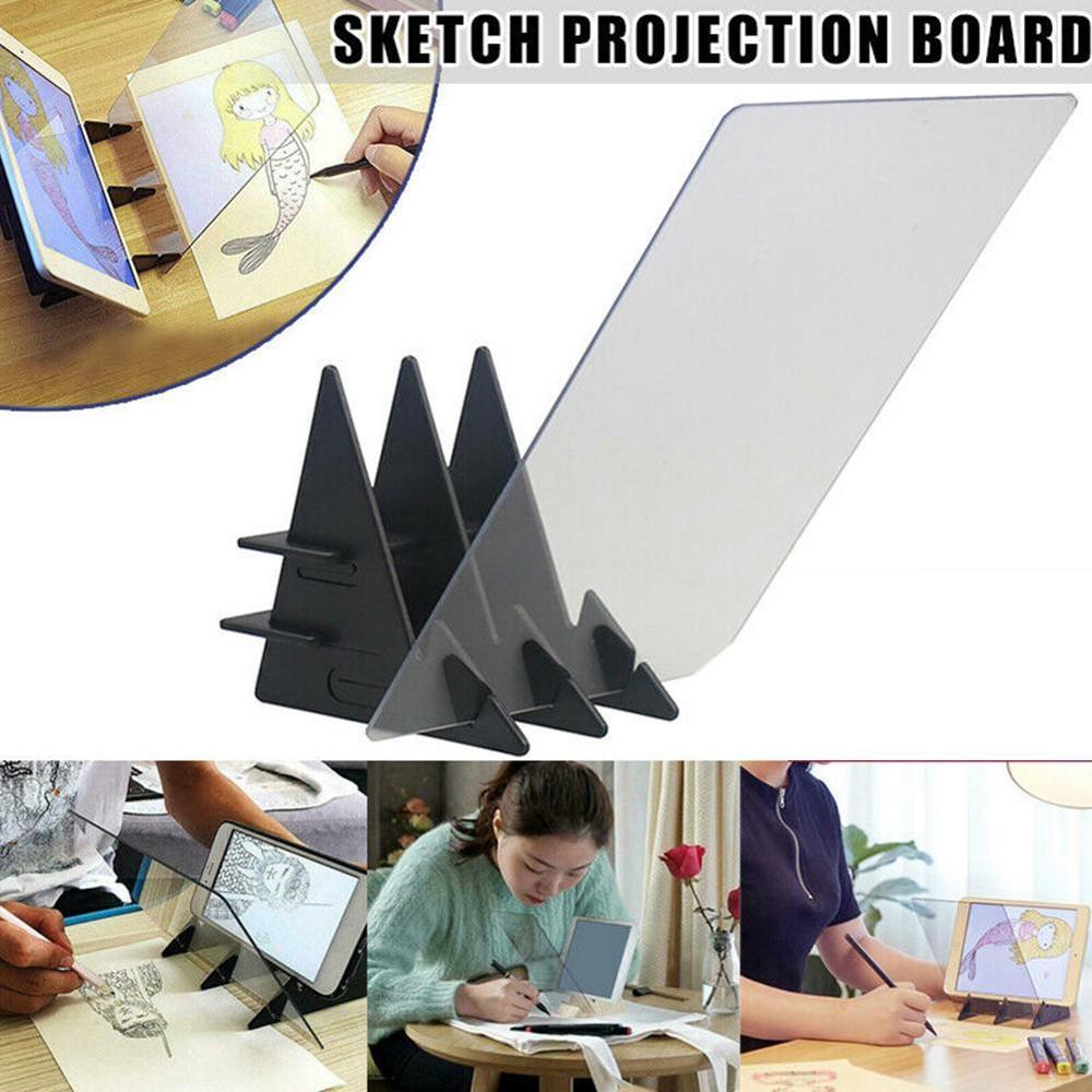 1Pc Schets Tracing Tekentafel Optische Projector Art Schilderen Reflectie Schetsblok Lijn Kopie Boord Art Schilderen Leveringen