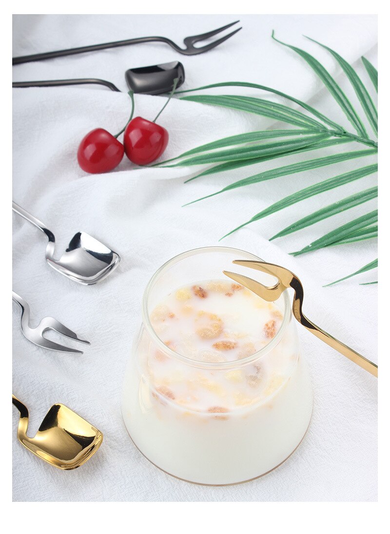 7 Inch Stainless Steel Ice Cream Spoon Frozen Dessert Yogurt Dough Ice Cream Spoon Environmental Home Kitchen Accessories Spoon