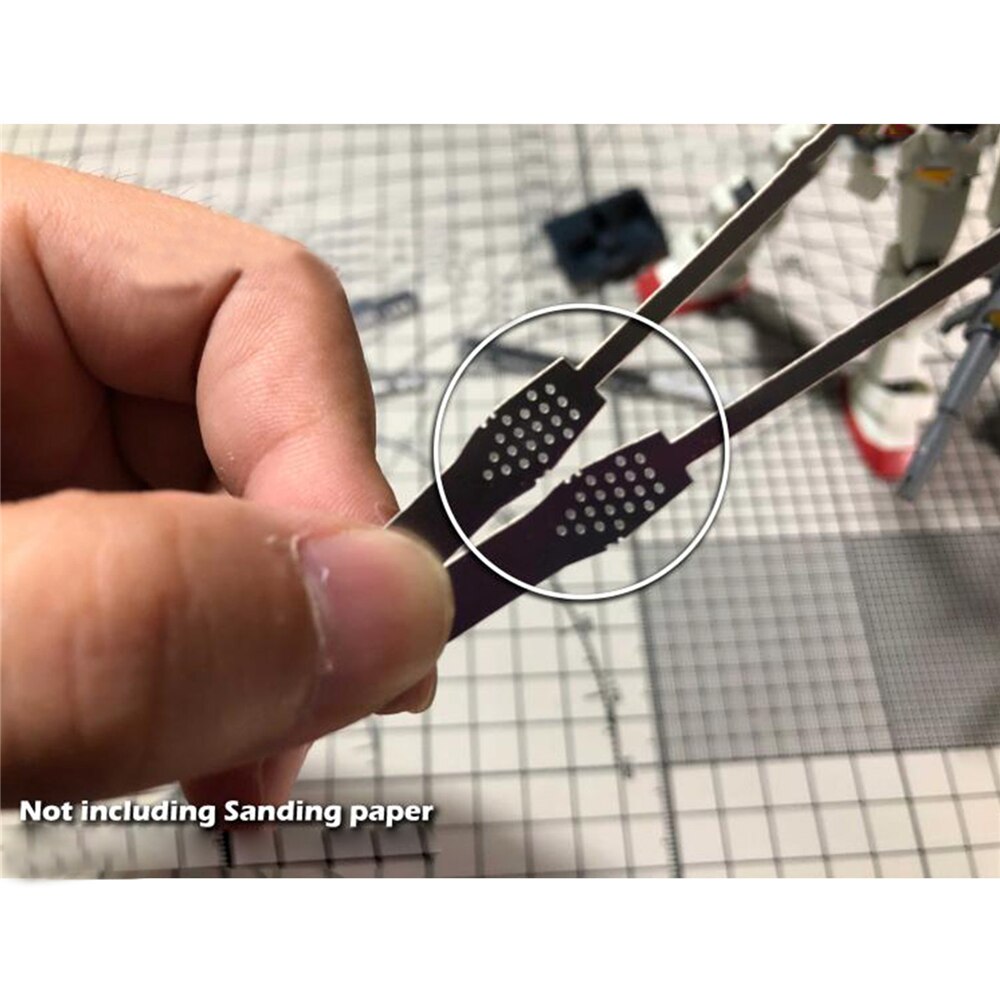 9 in1 detail-schleifstabfeile, handmodellbauwerkzeuge für gundam-modelldekorationswerkzeuge im maßstab 1/144
