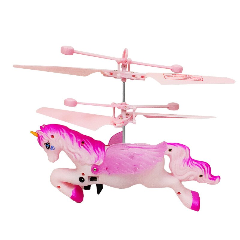 Cute Animal Toy RECHARGEABLE HAND FLYING LED REMOTE CONTROL PINK GIRLS TOYS Birthday Christmas For Girls Children